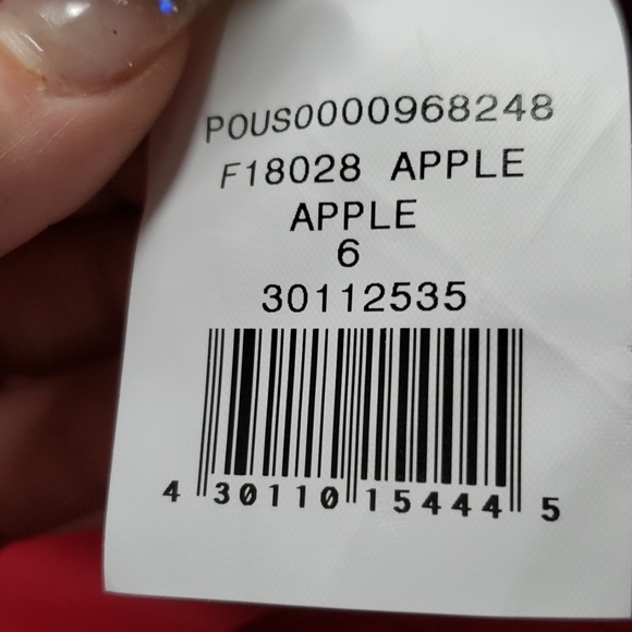 David's Bridal Apple red Bridesmaid Dress - Picture 3 of 4